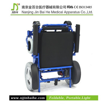 Durable Battery Folding Metal Wheelchair for Hospital